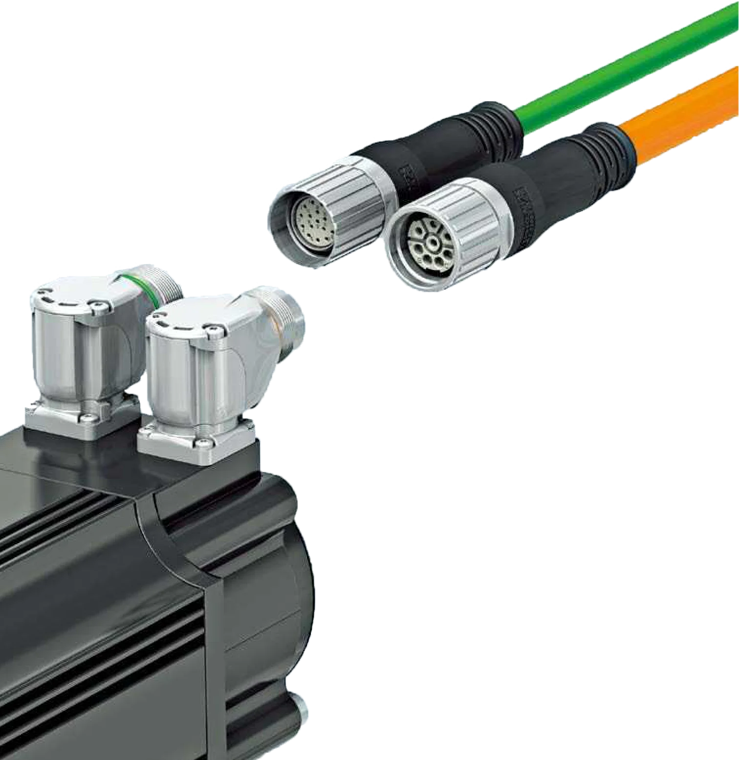 M17 17pins Male external thread moleded signal aviation circular connector can be connected with Phoenix products