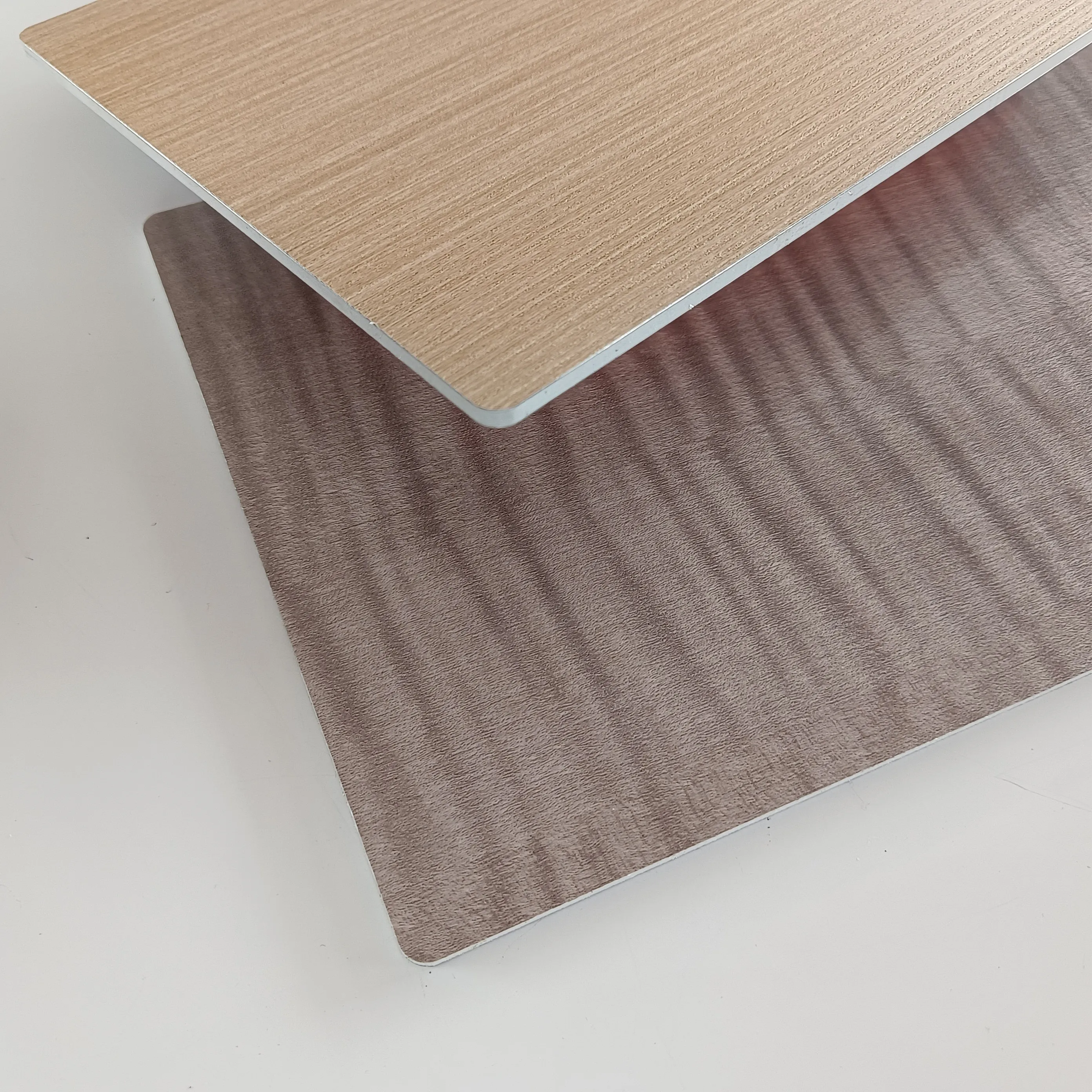 Wood grain aluminum-plastic panel manufacturer direct sales, used for indoor and outdoor decoration construction