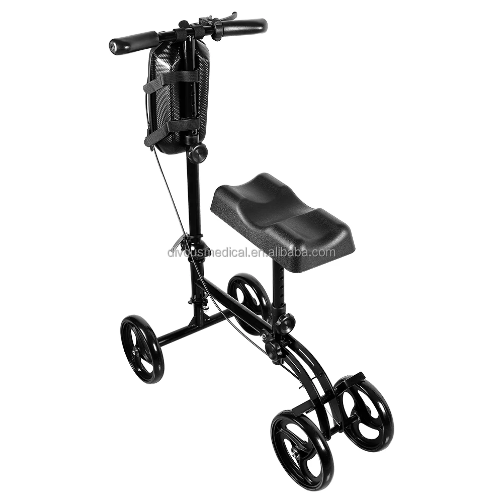Aluminium Four Wheels Lightweight Mobility Rollator walker for Elderly For Sale