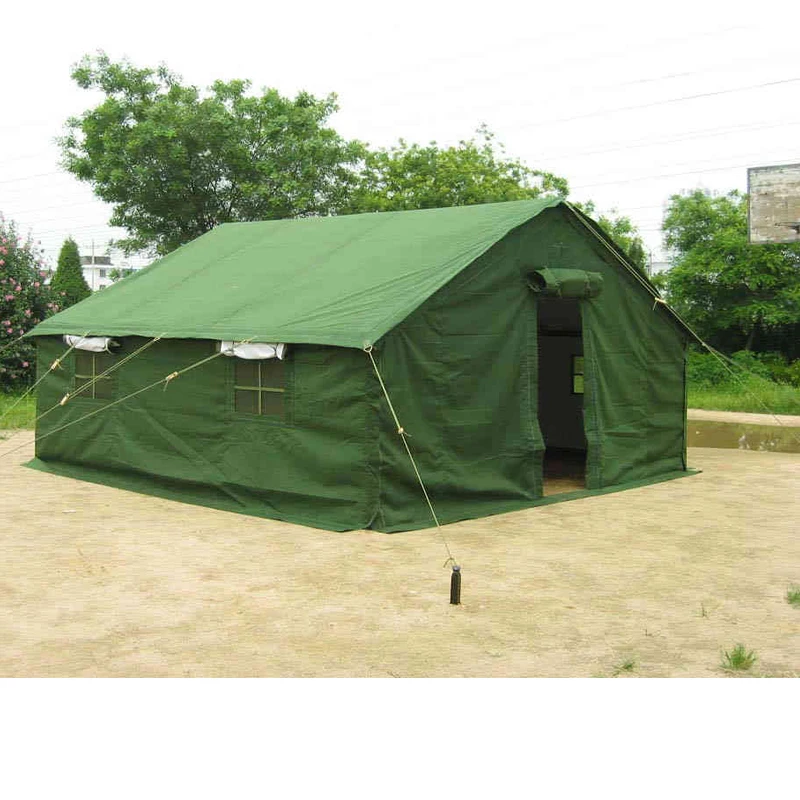 Aosener 93A type heavy duty canvas squad green tent for winter with heating winter tent