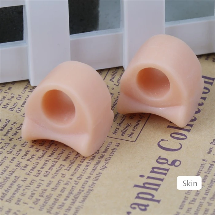 Силиконовый дышащий разделитель для ног корректор большого пальца стопы