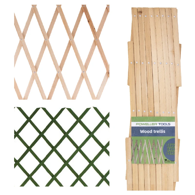 Pine wood extensible trellis