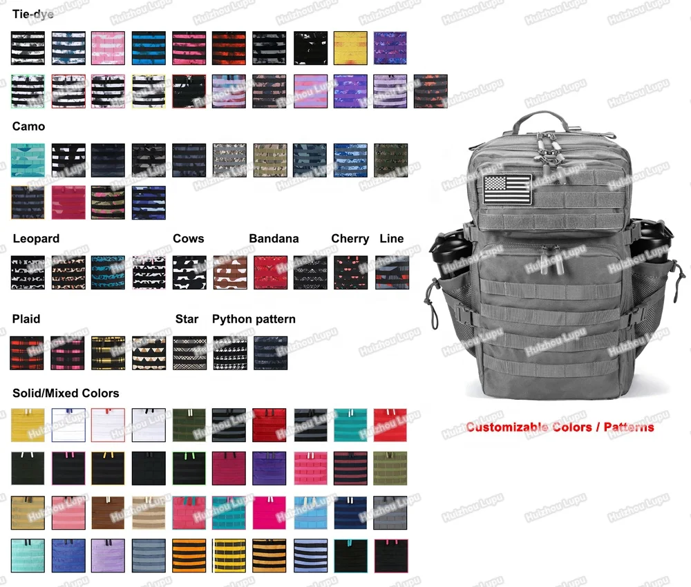 Custom Logo Waterproof Travel Business Elite 45L Cyan Computer Back pack  Laptop Office Backpack