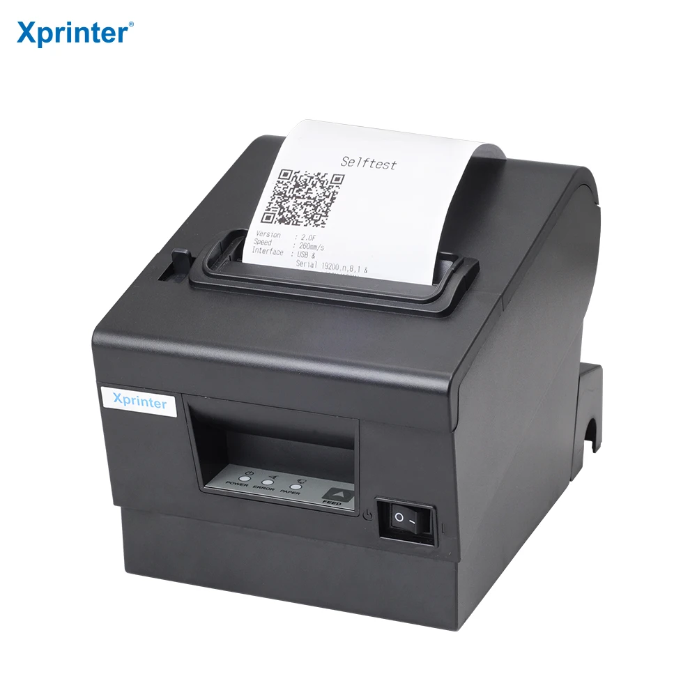 Xprinter XP-S300H China Manufacturer 80mm Inkless Printer Thermal Receipt Printer 300mm/s High Speed Printing Inpresora Portatil