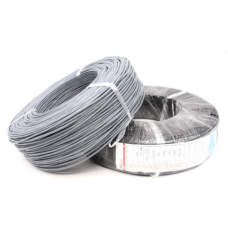 Заводская Лучшая цена черный желтый цвет 2547 28awg 16 мм 3 ядра медь Электрический провод