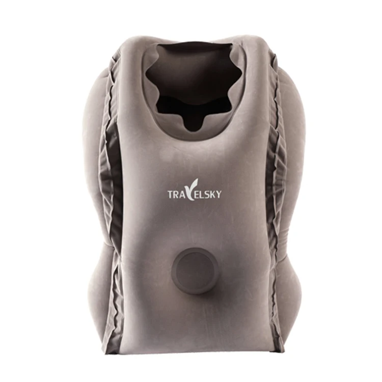 Travelsky Inflatable Neck Pillow Avoid Neck And Shoulder Pain Airplane Multifunction Travel Neck Inflatable Pillow