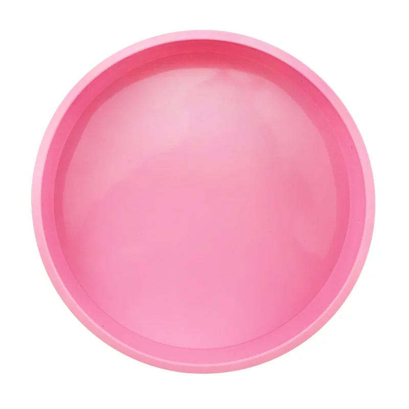 HY 4/6/8inch Silicone Round Pudding Mold Cake Pan Tray Muffin Mousse Mould for For Brownie Chiffon Sponge Cakes Baking Pan