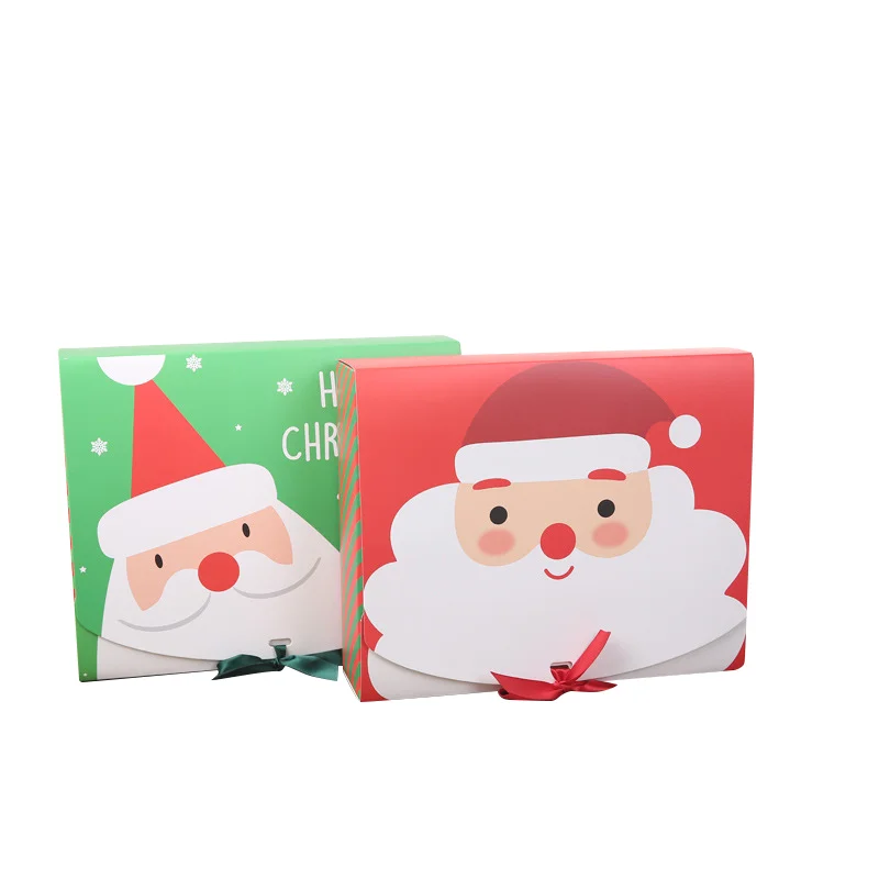 Cajas De Navidad Christmas Cookies Box New Year Party Gift Handmade Candy Biscuit Chocolate Packaging Kids Candy Box