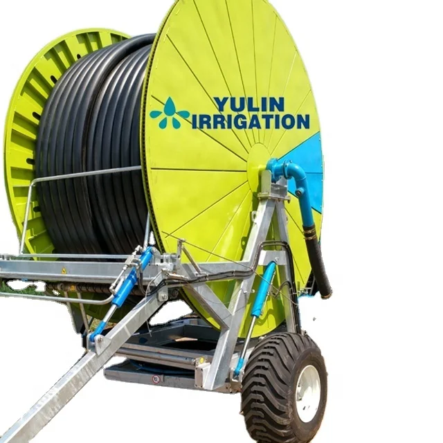 Water Turbine New Type Farm Irrigation System Rain Gun Hose Reel Irrigation machine  In Low Cost