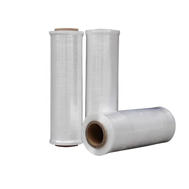 China Producer Elongation 100-120% Edge folded Clear PE pre-stretch film