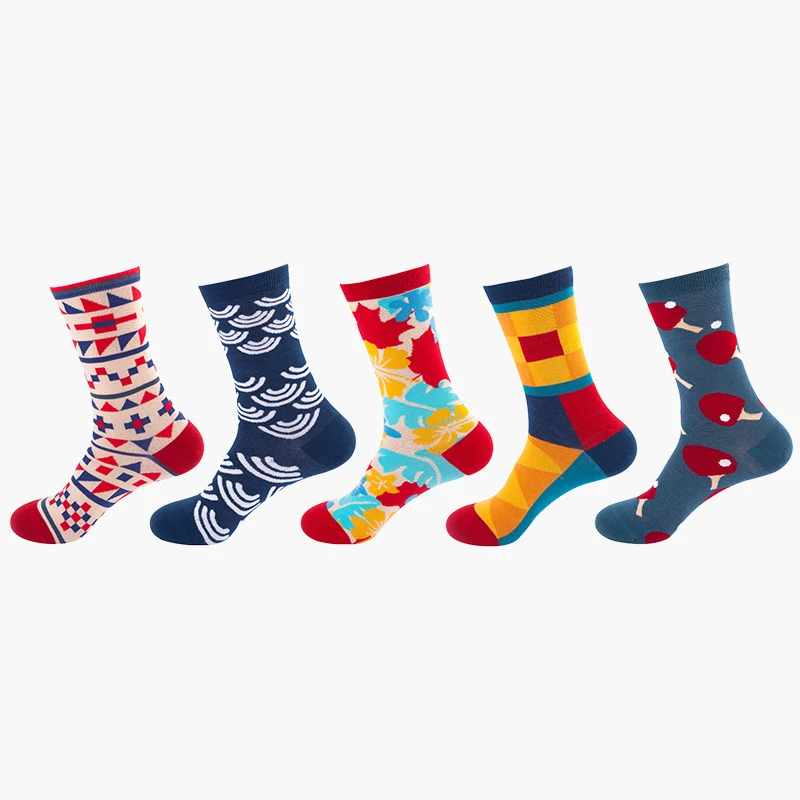 
Hot sell designer custom jacquard cotton running comfortable socks unisex 