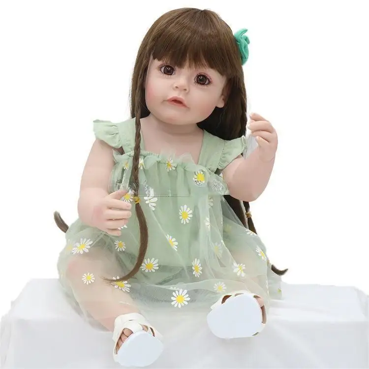 Tusalmo wholesale china manufactures handmade realistic girl mini crying wig reborn baby dolls for kid