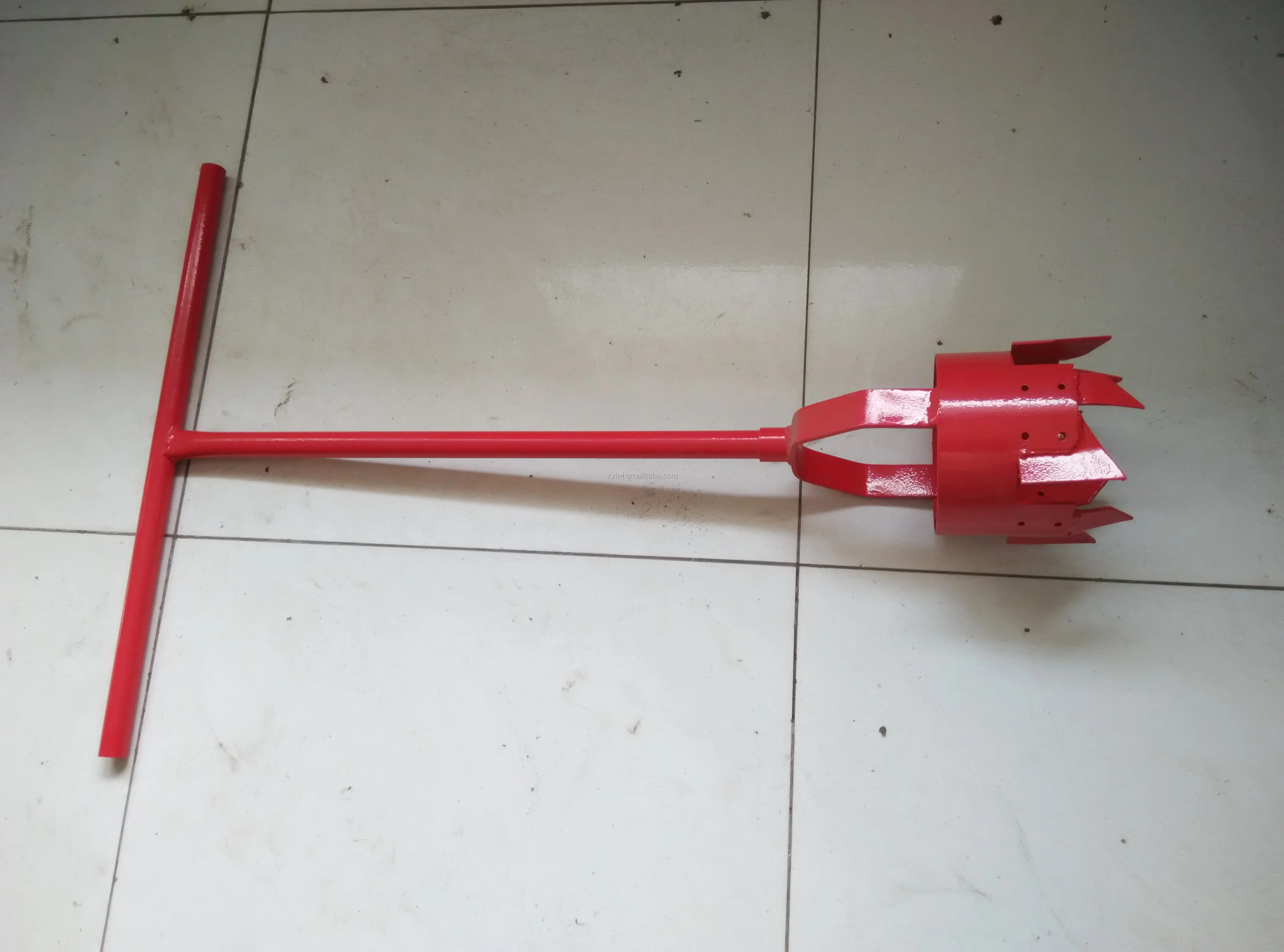 Helix galvanized earth anchor