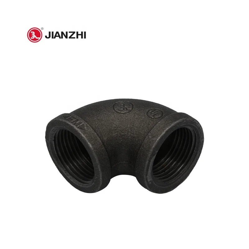 JIANZHI All Sizes of Pipe Fittings Malleable Iron 45 Degree Pipe Bend