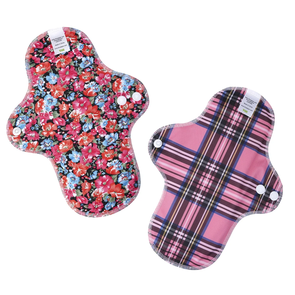 Sanitary pads Reusable cloth bamboo Sanitary Pads Cloth Menstrual Pads