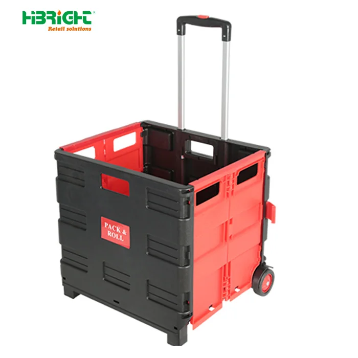 plastic foldable cart, Plastic foldable shopping cart, foldable luggage cart