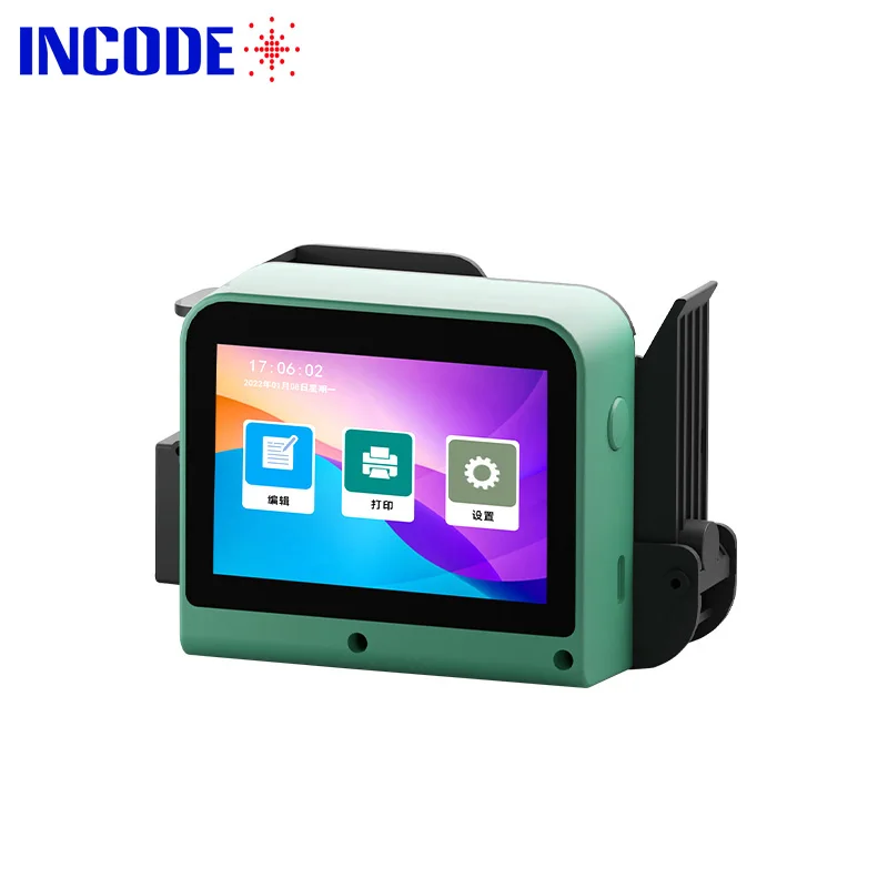 INCODE new portable mini hand held logo gun jet pipe tube tij coding machine thermal handheld inkjet printer