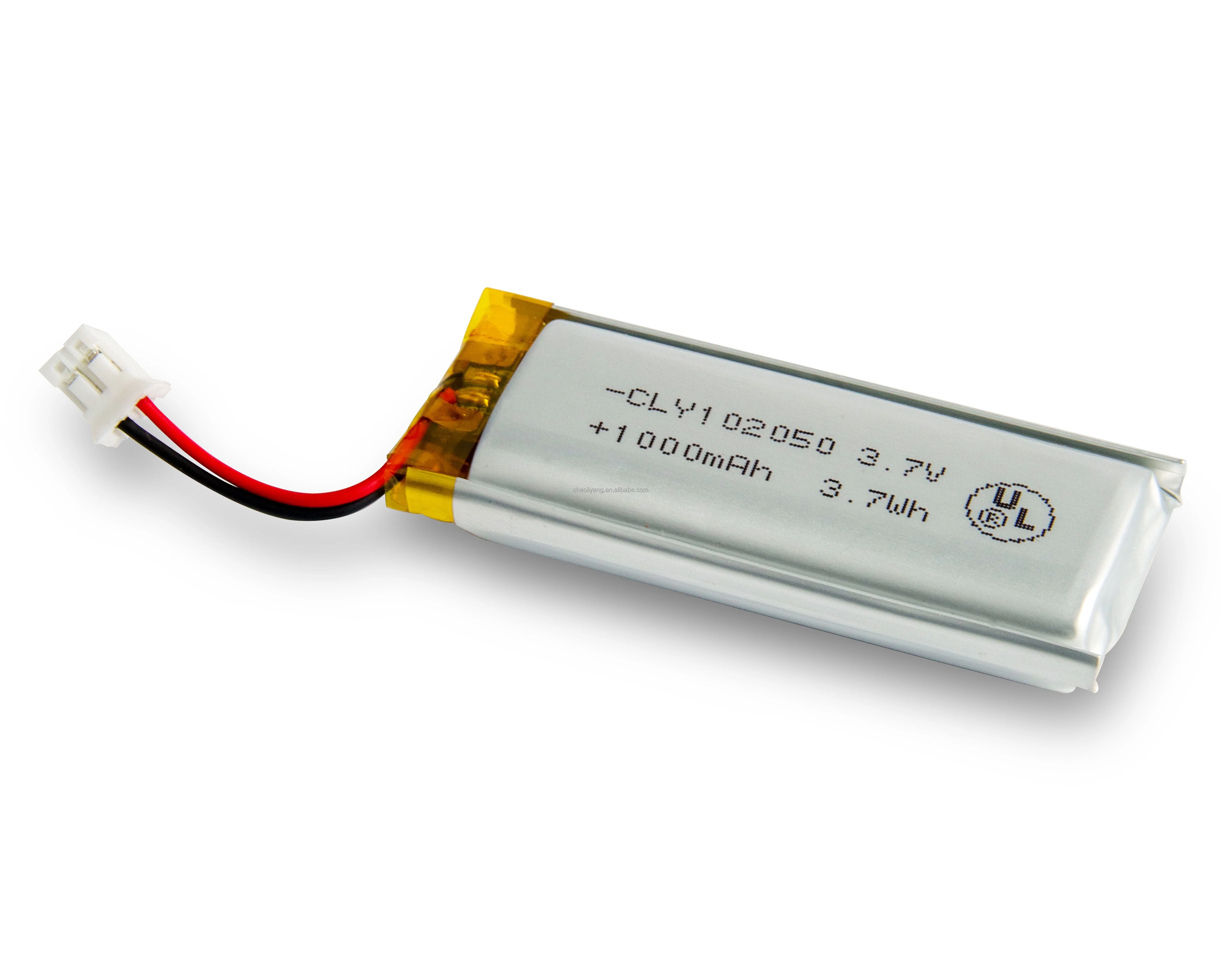 Factory Custom 3.7v 102050-1000mah Lithium Polymer Lipo Battery Rechargeable Li-ion Lipo Battery With Connector