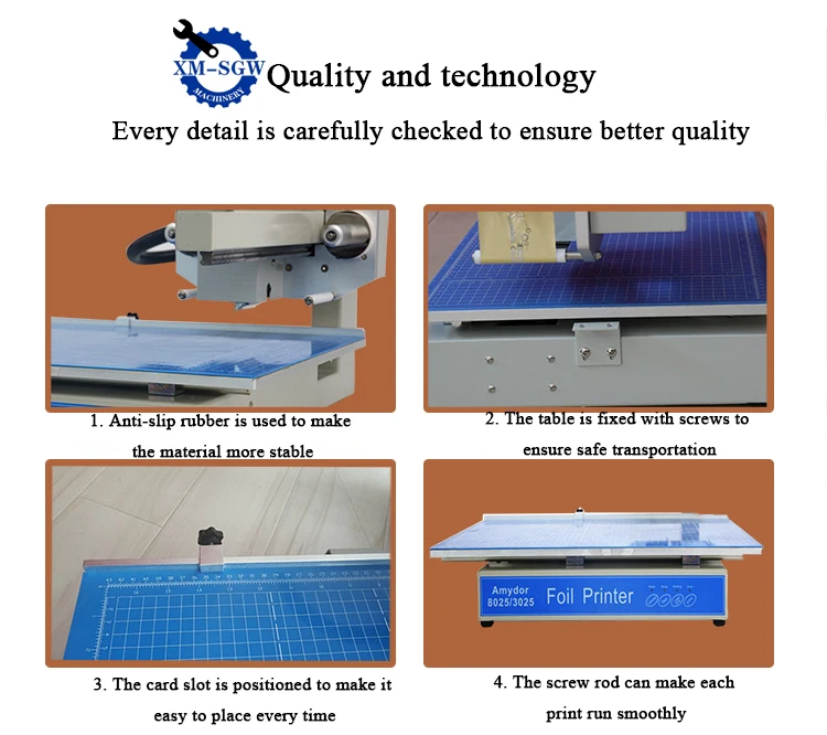 SGW8025 Plate-less Digital Flatbed Hot Foil Printer Embossing Leather Machine for Diary Book Cover