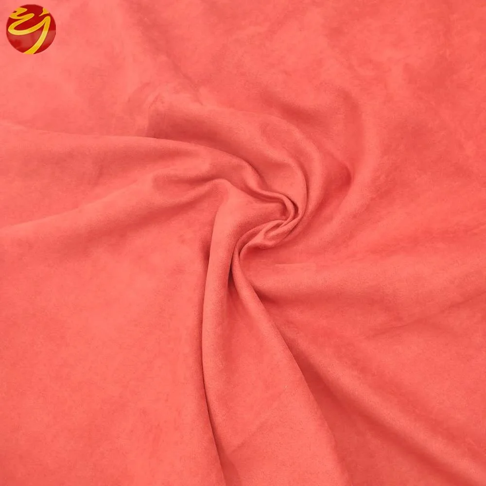 
Wholesale Woven 100% Polyester Microfiber Suede Fabric 
