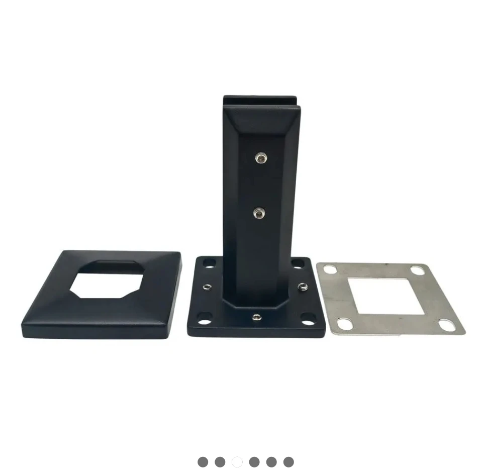 304 316 2205 Stainless Steel adjustable Spigot Clamp Glass Baluster Round or Square Spigots Balustrade Glass Railing Spigot