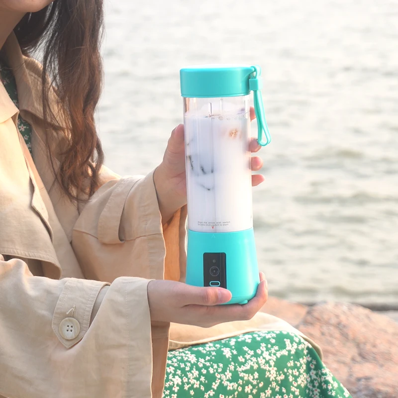 small home appliance kitchen 400ml  electric USB rechargeable portable juicer blender for making shakes and smoothies