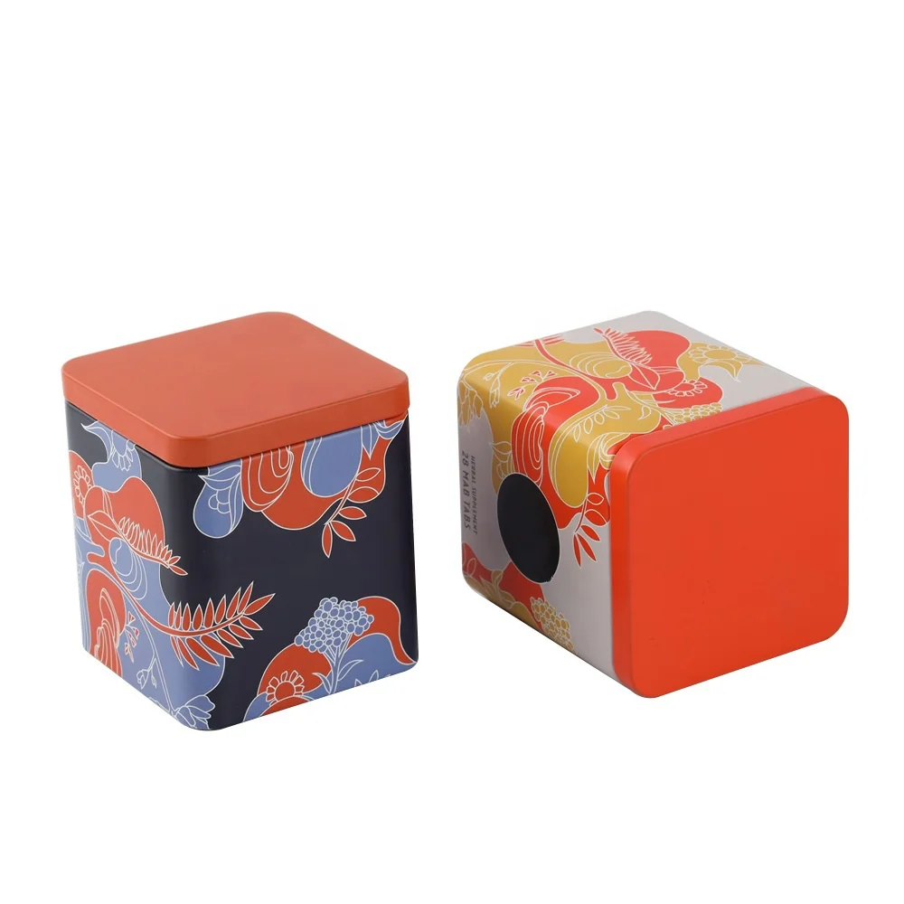 Hot sale square tin box with custom printing