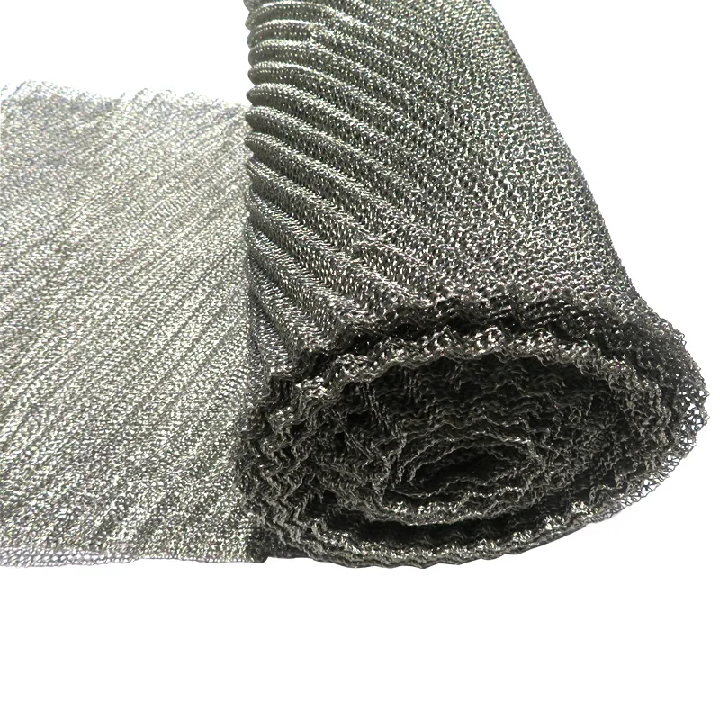 316 Stainless Steel Knitted Wire Mesh Filters For Gas-liquid Separation