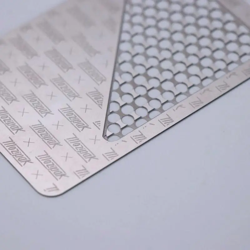 Free Design Custom Logo Stainless Steel Metal Grinder Cards Herb Grater Cards Bottle Opener Grinder Cards With Envelope