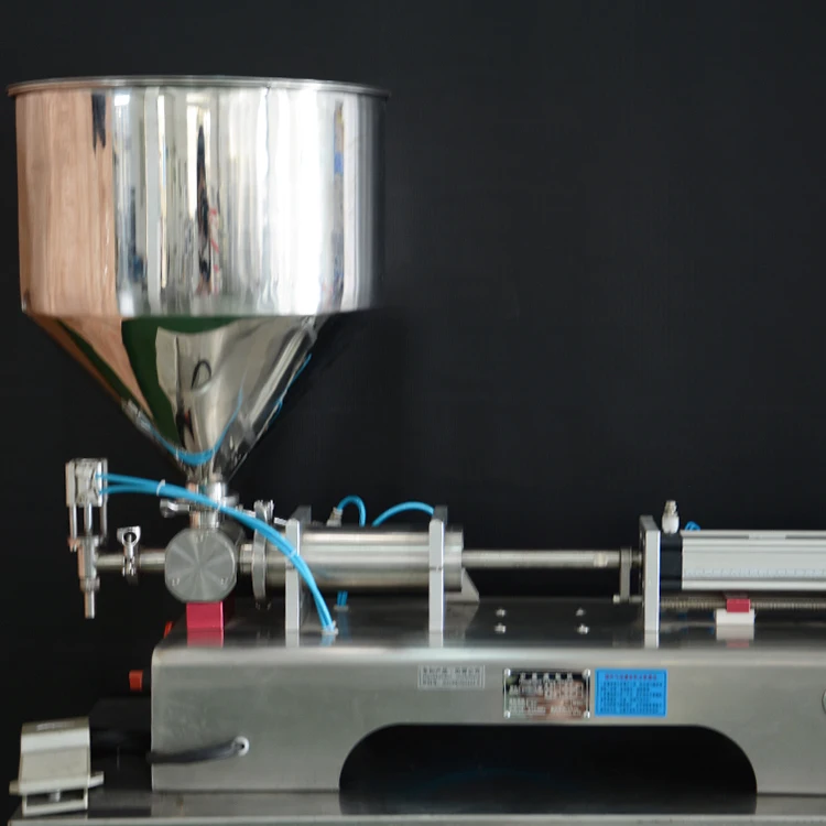 1/2/4 nozzles semi automatic piston paste filler cosmetic cream filling machine