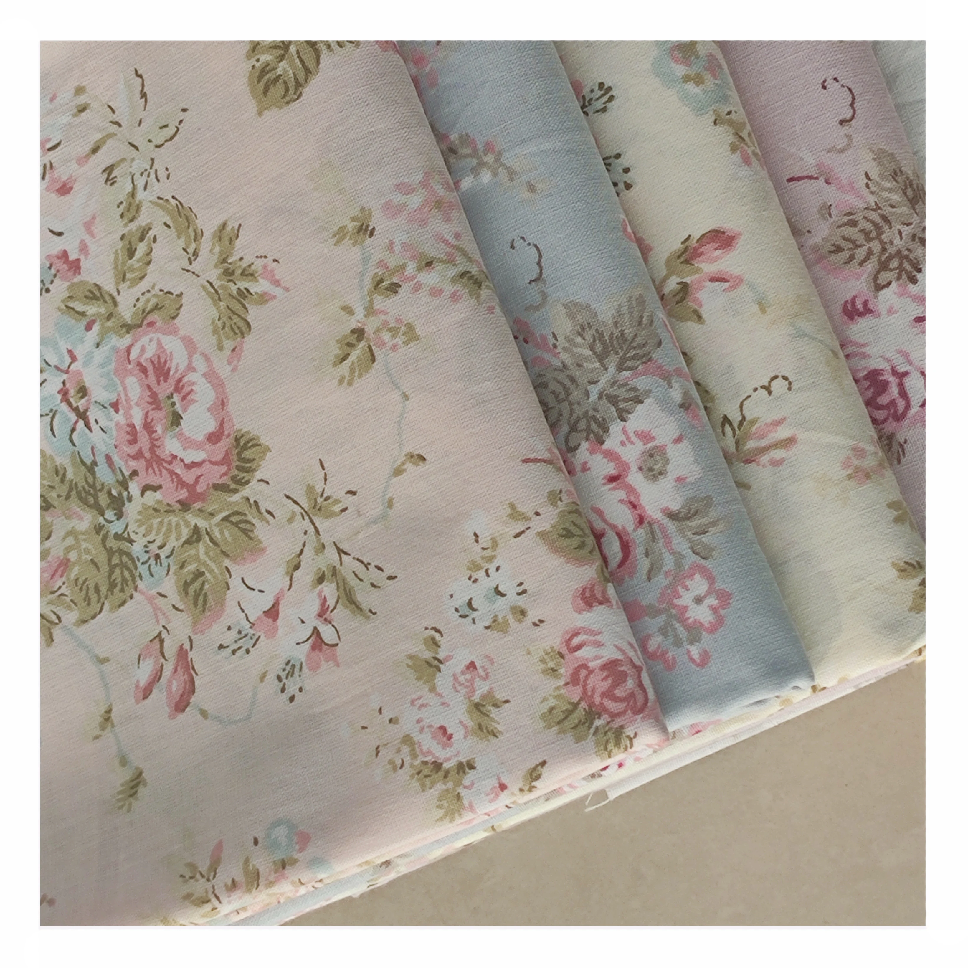 High Quality Woven Wholesale 100% Cotton Digital Print Satin Fabric Cotton Printed Fabric