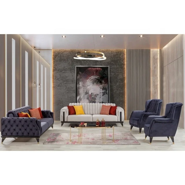 Yumos Yatak Best Quality Carolina Sofa Set Manufacturer Supplier Sofas Set Turkish Style Living Room