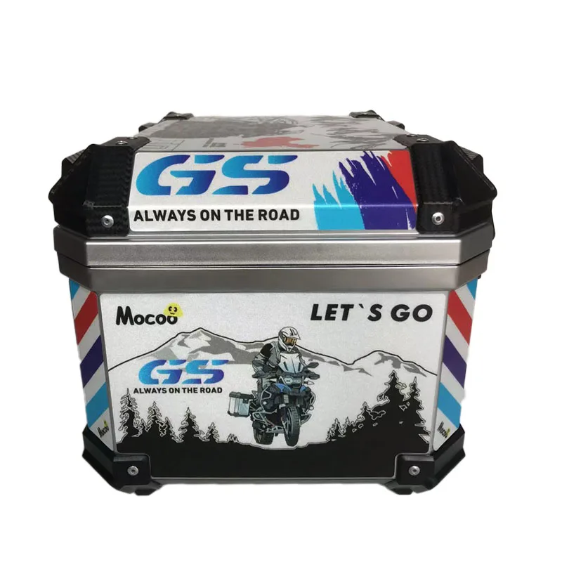 Chasing factory 38L 35L 45L 68 L scooter aluminium top boxes motorcycle top cases bike trunk tail boxes