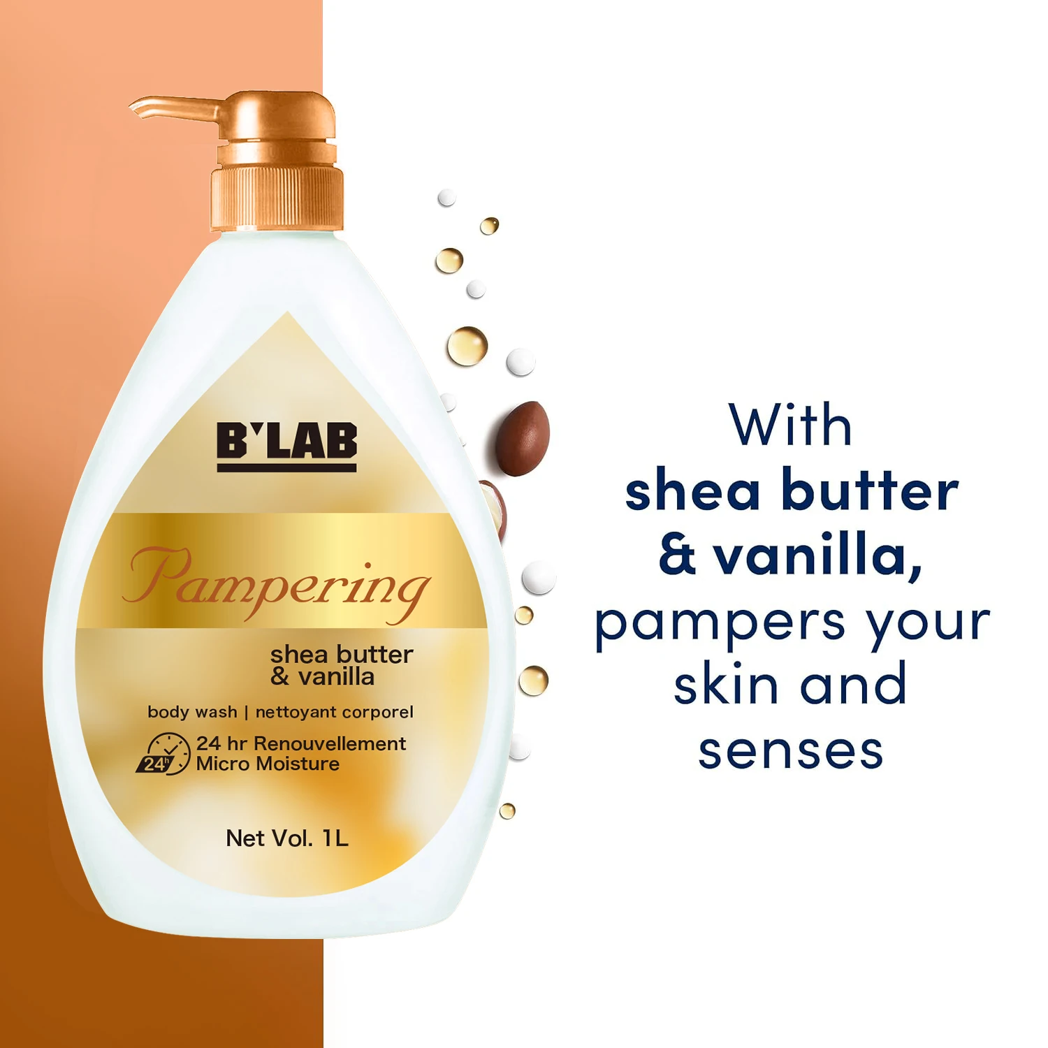 Customization Calm & Soothe Lavender & Support formula Development Calming Body Wash for Shower Gentle on Sensitive Skin