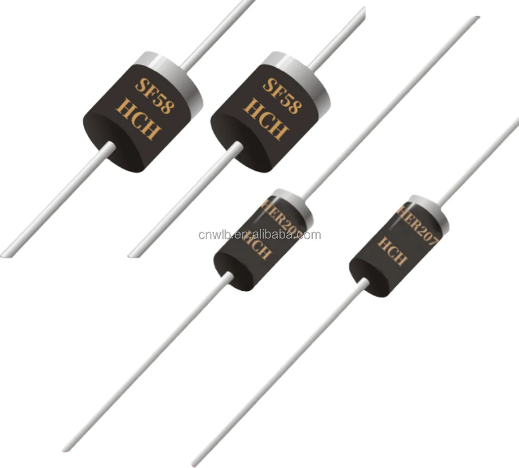 Electronic components ics diode 1kV 50ns smd Rectifiers diodes 1kV 4A Fast Recovery diodes DO-27