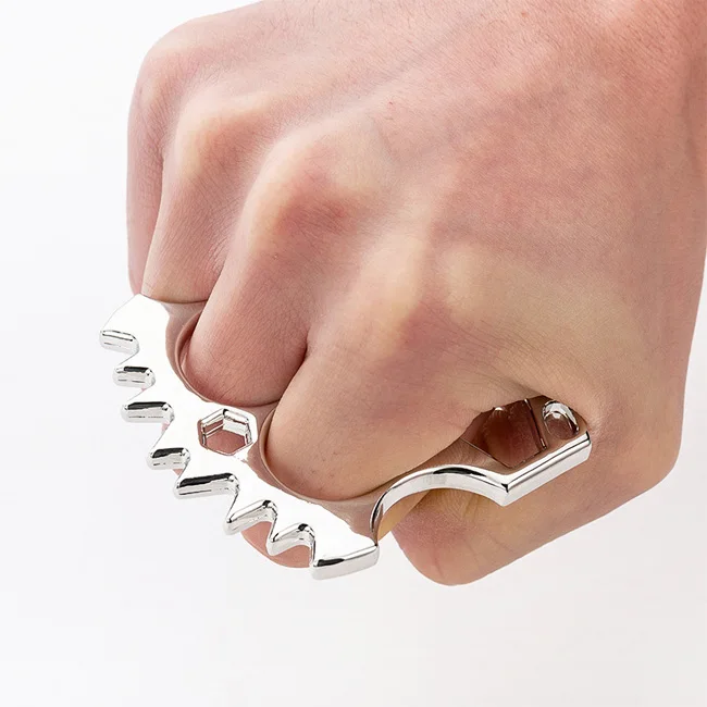 
Multifunction Portable Gift Skeleton Shape Durable Window Breaking Tool Beer Keychain Bottle Opener Metal 