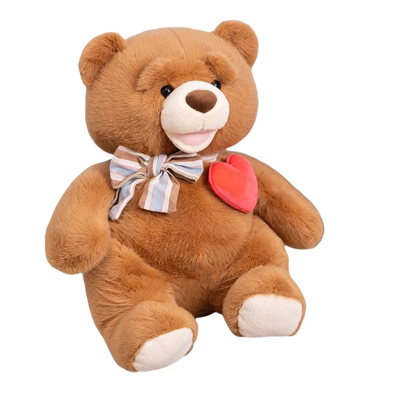 Teddy Bear Baby Plush Stuffed Toys 2024 New Customization OEM ODM Custom Soft Animal Customized Logo OPP Bag Super Soft Fabric