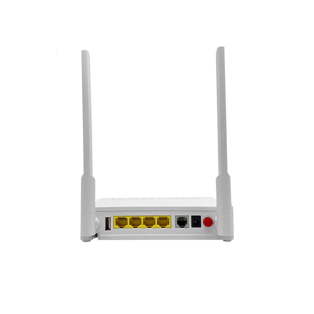 FTTH ZTE GPON ONU F663NV3A 1GE+3FE+1POT+WIFI Modem ONT External Antenna English Firmware Fiber Optic Equipment ONU GPON ONT