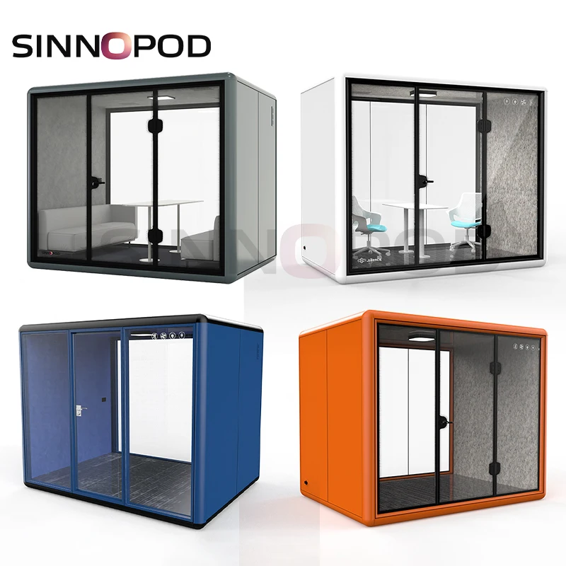 Factory Direct Supply Privacy Office Pods Acoustical Soundproof Office Phone Booth Office Meeting Pods Sound Booth