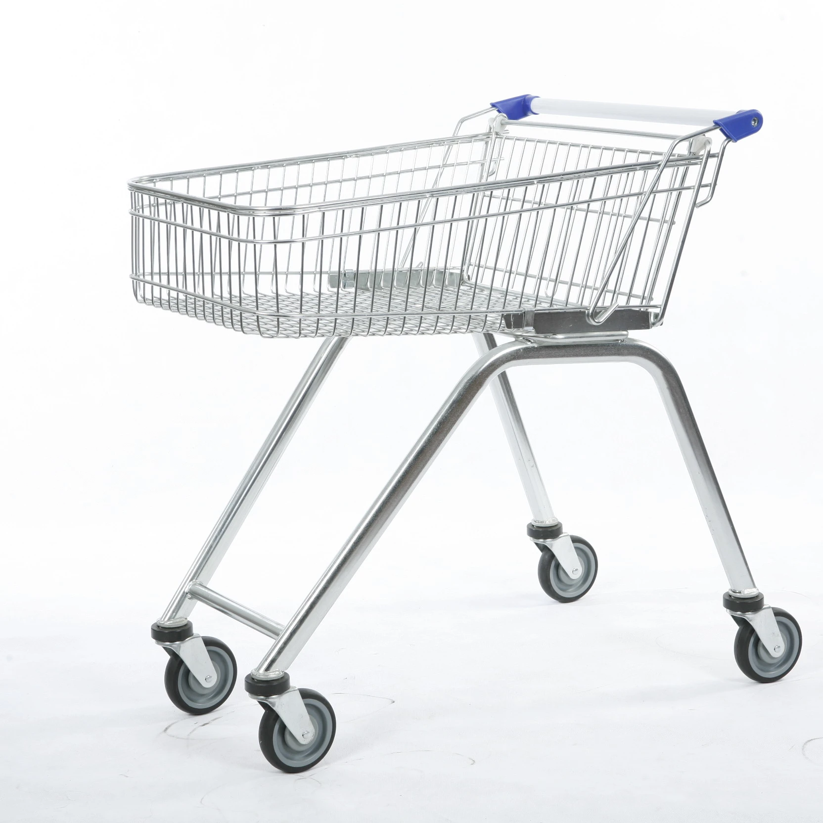 2021 KAIJIA 70L European Style universal wheel supermarket trolley