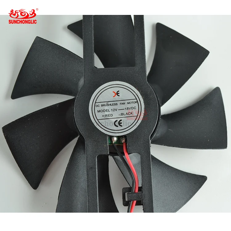 Sunchonglic high quality commercial induction cooker cooling fan 18v DC frameless fan brushless cooling fan