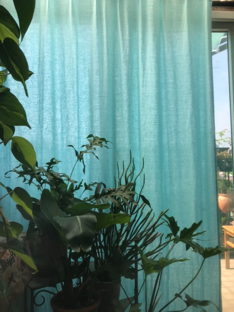 White Sheer Curtain Linen Sheer Curtain Fabric Curtains For The Living Room
