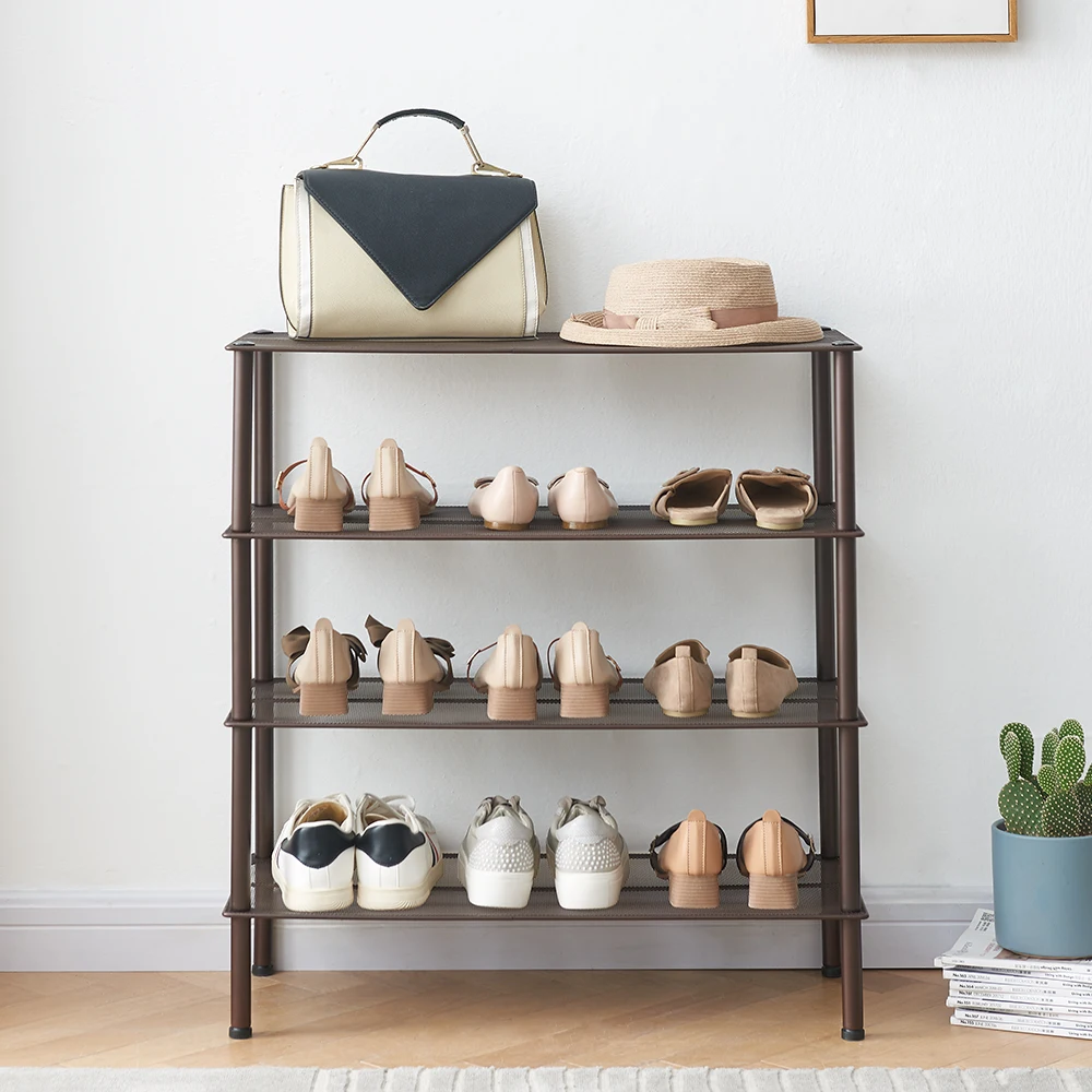 GMJ modern wardrobe accessories 360 degree revolving large storage capacity shoe rack