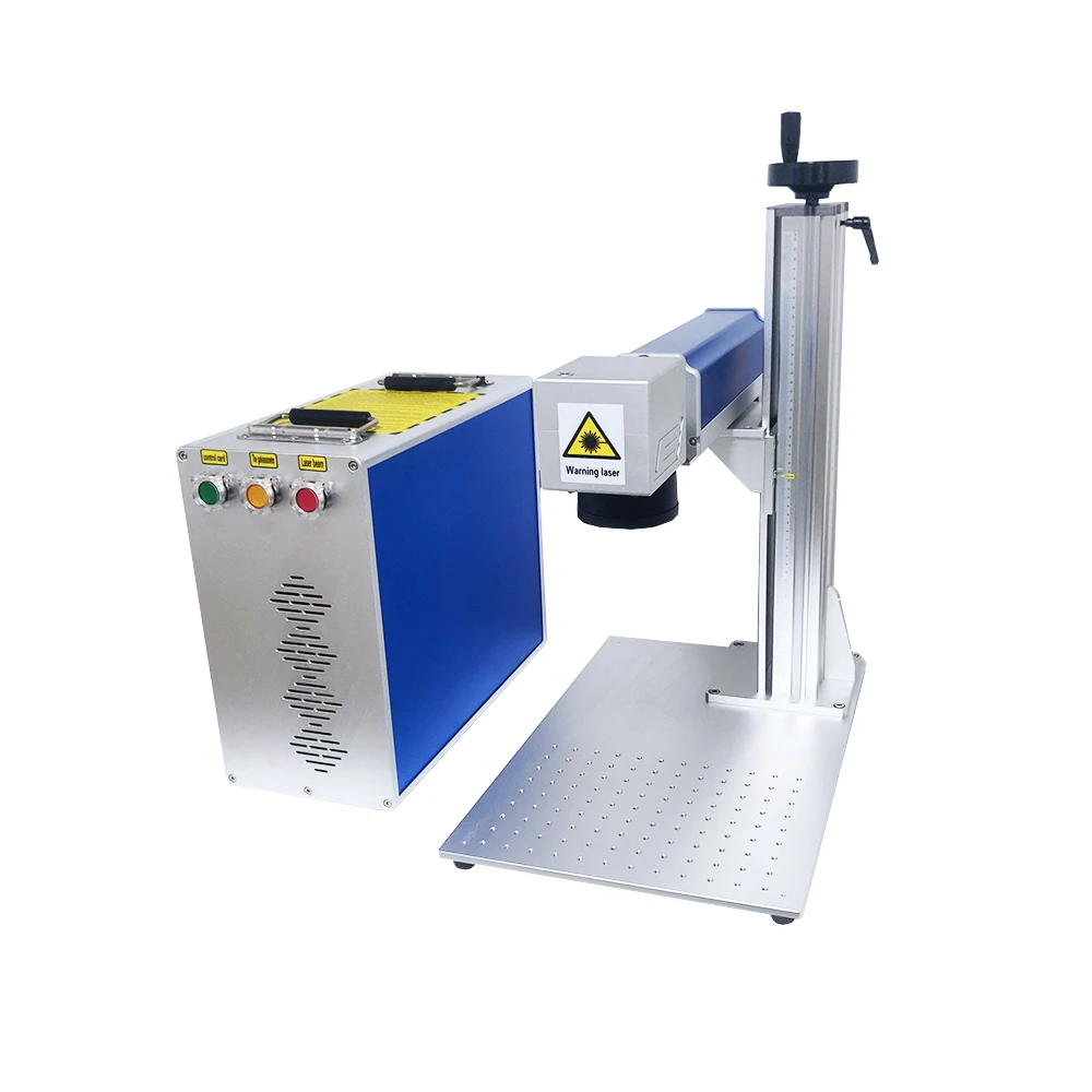 30w raycus laser marking machine engrave  bracelet with rotary laser machine