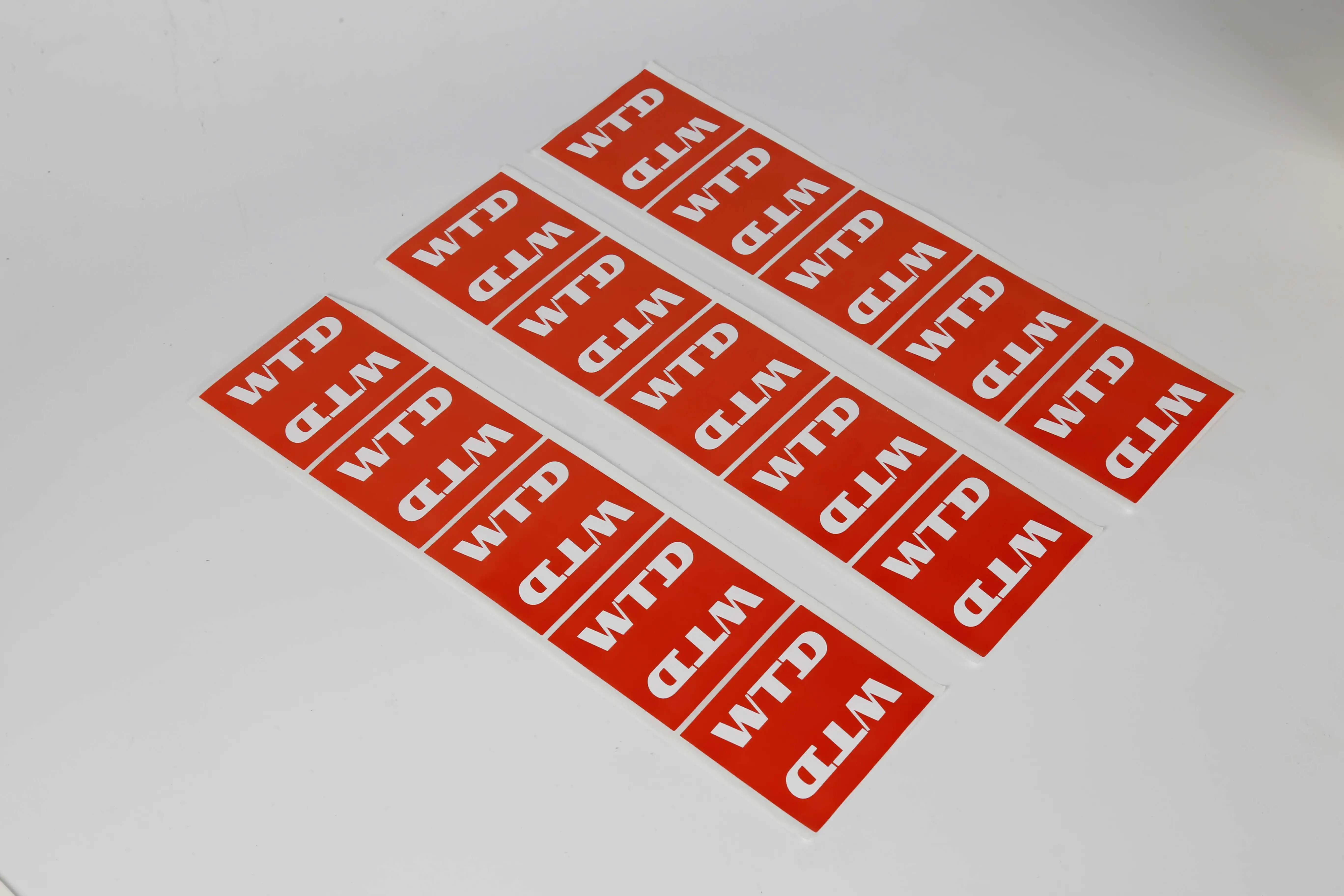 High Quality Self-Adhesive Thermal Waterproof PET Vinyl Barcode Label Square Industrial Logo Sticker