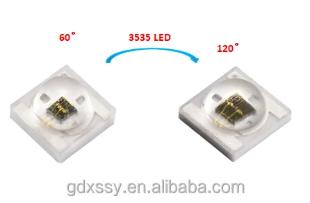 High Power 1w 2w 3w Infrared Diode 740nm 760nm 780nm 830nm 850nm 940nm 980nm 1050nm Smd Ir Led Chip 3535