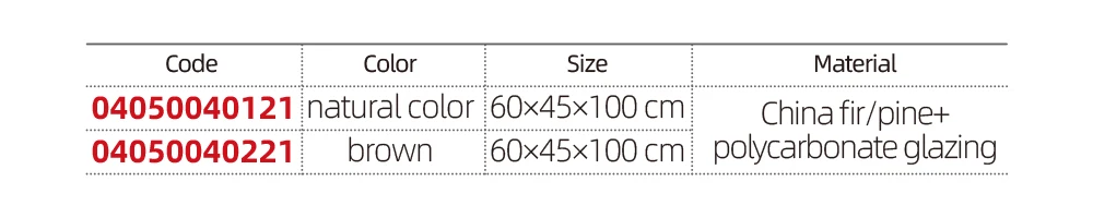 Wood Cold Frame Storage Box
