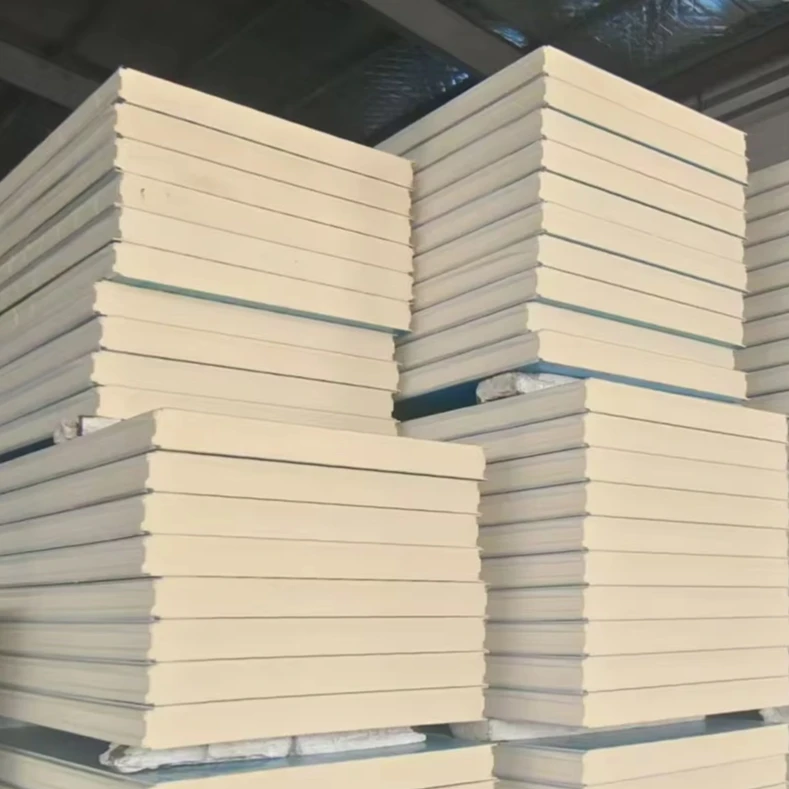 Fireproof Polyurethane Wall Panels Clean Room PU PIR Sandwich Boards Roof Building Aluminum Core Steel Material