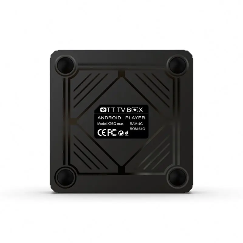 Factory Newest  X96Q MAX Android10 Streaming 4K TV Box H616 4GB RAM 32GB 64GB ROM Smart  Media Player OTT  Set Top Box Netflix