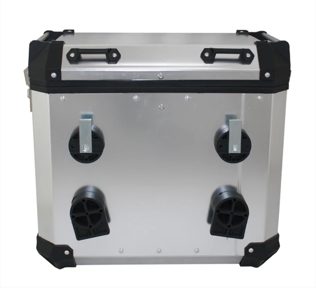 
41L motorcycle pannier case aluminium side case silver for adventure 